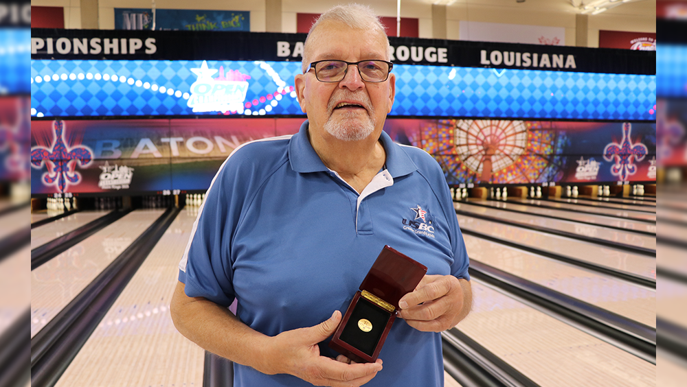Thomas Morgan celebrates 50 years at the USBC Open Championships